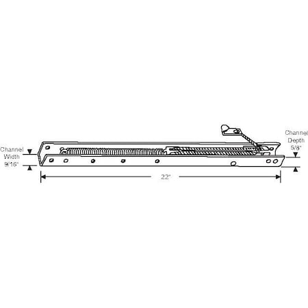 Strybuc 22in Window Channel Balance 60-2170